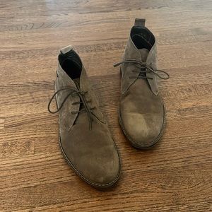 1061 Light Brown Suede Waterproof Boots